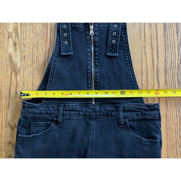 Levi's Black Denim Zip Up Coveralls Overalls Jumpsuit Jeans  Women's Size 32 - Picture 7 of 9